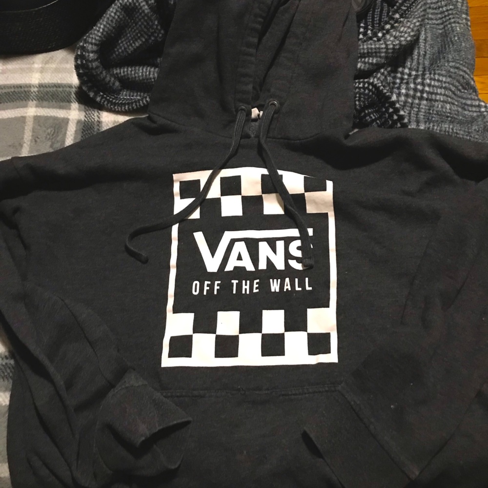 Black vans off the wall hoodie XL